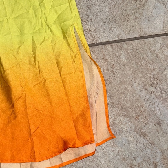 Express Sunset Spaghetti Strap Dress Size Medium - Picture 4 of 8